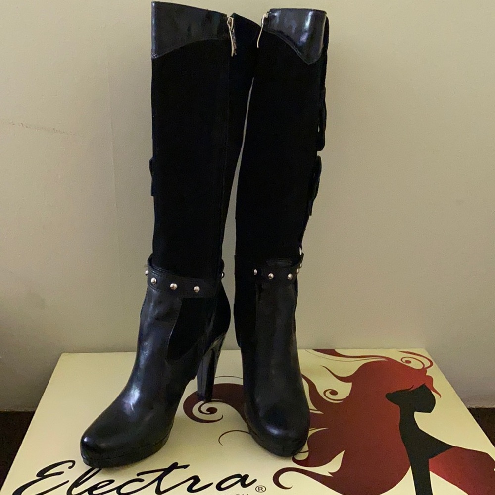 Black Leather Boots